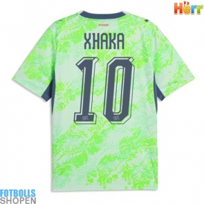 Billiga Schweiz Granit Xhaka #10 Bortatröja VM 2026 Kortärmad